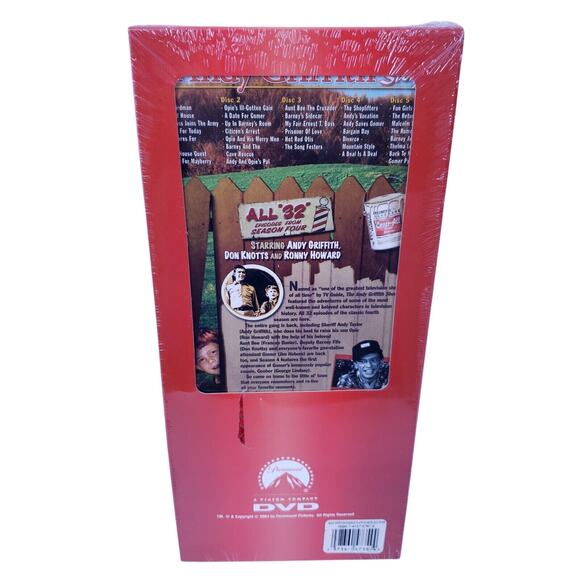 The Andy Griffith Show Complete Fourth Season DVD Red Box Set NEW Sealed - Picture 2 of 2